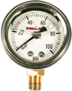 Oil Pressure Gauge - Bottom Port - White Face - Lutzka's Garage