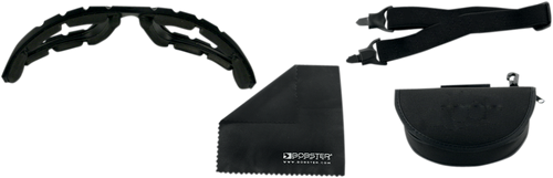 Road master Convertible Sunglasses - Gloss Black - Lutzka's Garage