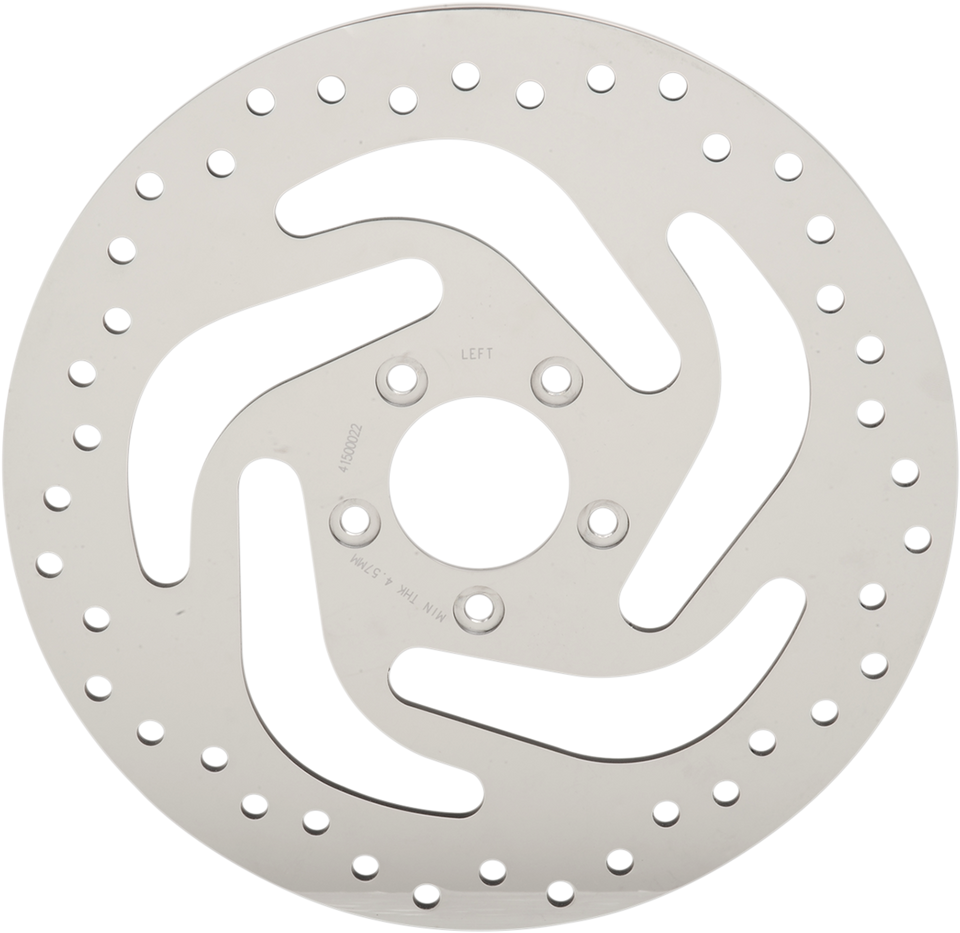 Drilled Brake Rotor - Front - 11.8" - Softail/Sporster