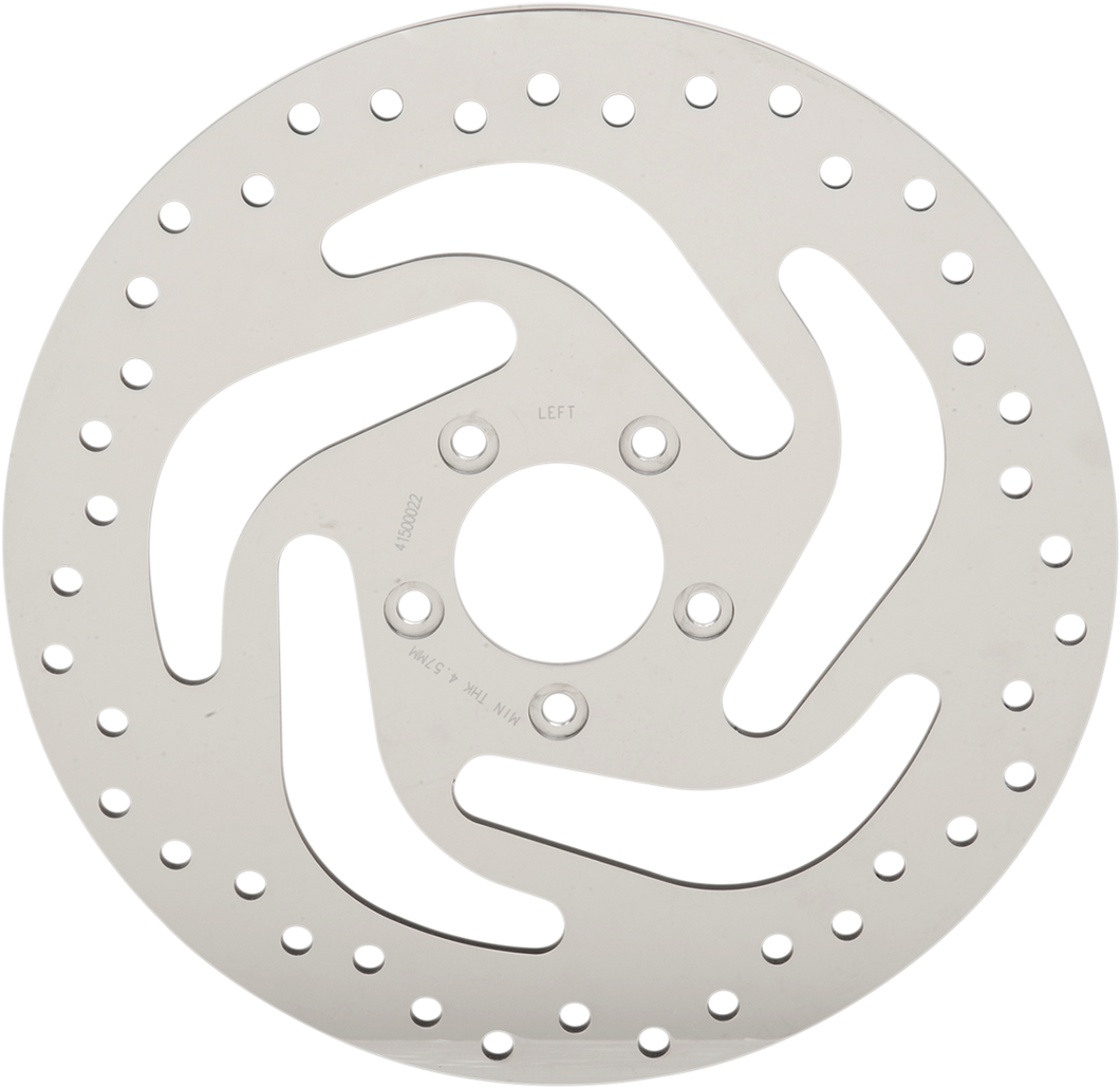 Drilled Brake Rotor - Front - 11.8