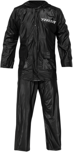 PVC Rainsuit - Black - Medium - Lutzka's Garage