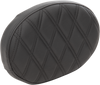 Oval Sissy Bar Pad - Double Diamond - Black Stitch - FL 99-22