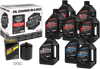 M8 Synthetic 20W-50 Oil Change Kit - Black Filter