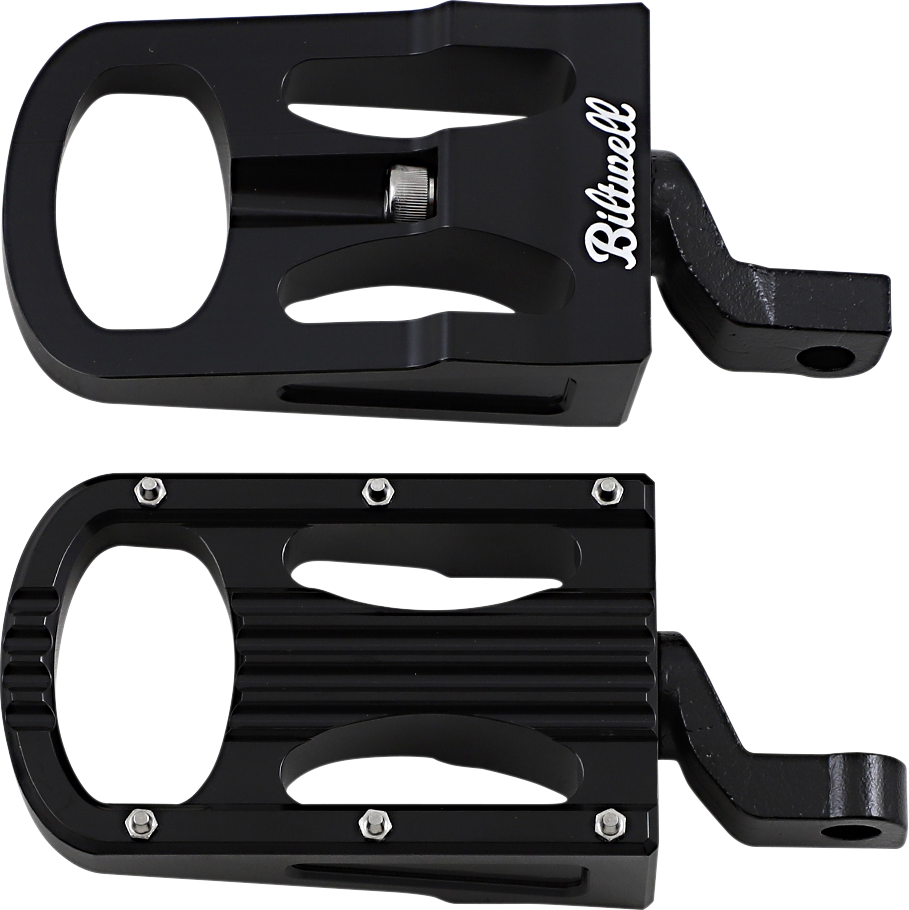 XL Step Footpegs - Black - Lutzka's Garage