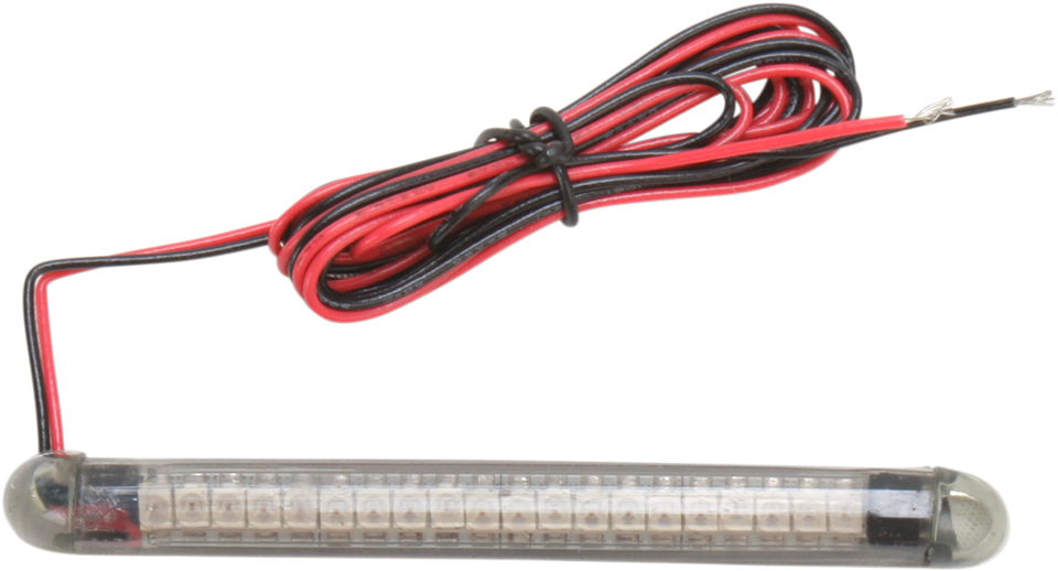 TruFLEX® LED Strip - 3.4" - Red/Smoke - Lutzka's Garage