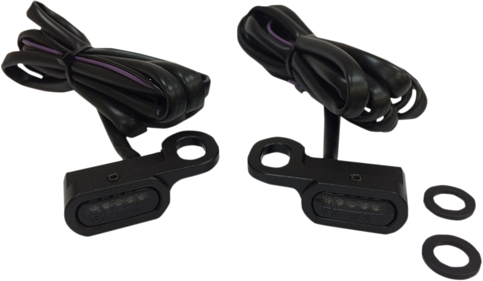 LED Handlebar Marker Lights - Hydraulic Clutch - Black/Smoke - Lutzka's Garage