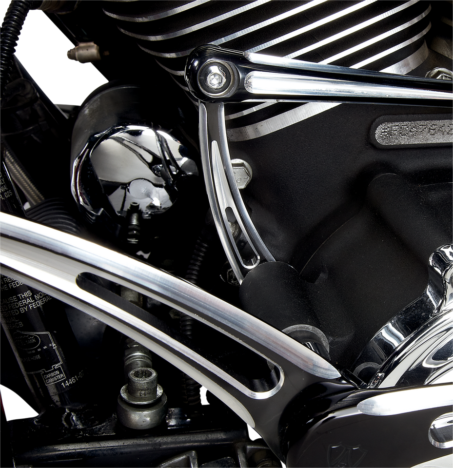 Shift Lever - Deep Cut - Black Anodized - Lutzka's Garage