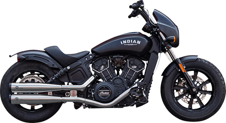 Grand National Slip-On Mufflers - Chrome - Race Only - Lutzka's Garage