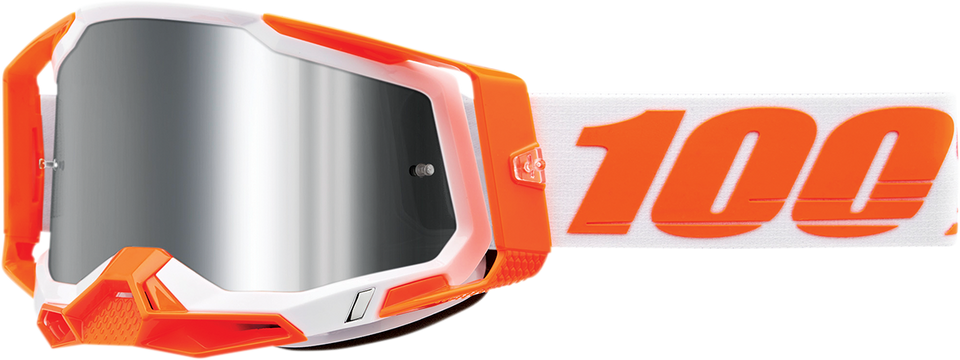 Racecraft 2 Goggles - Orange - Silver Flash Mirror - Lutzka's Garage