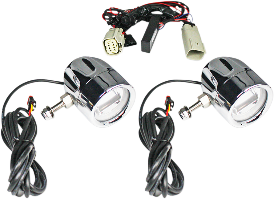 LED Fog Light - Trike - Chrome - Lutzka's Garage