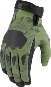 Hooligan™ CE Gloves - Green Camo - Small - Lutzka's Garage