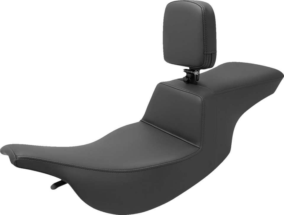 Tour Step Up Seat - Rider Backrest - Plain - FL 97-07