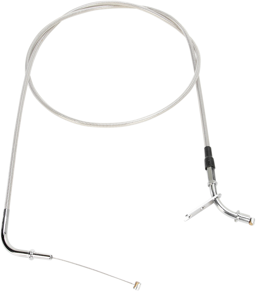 Throttle Cable - Pull - Kawasaki - Stainless Steel - Lutzka's Garage