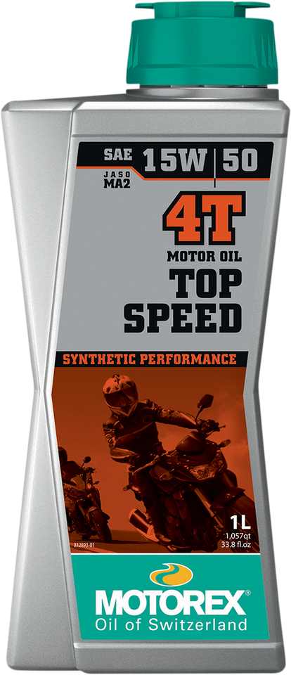 Top Speed Synthetic 4T Engine Oil -15W-50 - 1 L - Lutzka's Garage