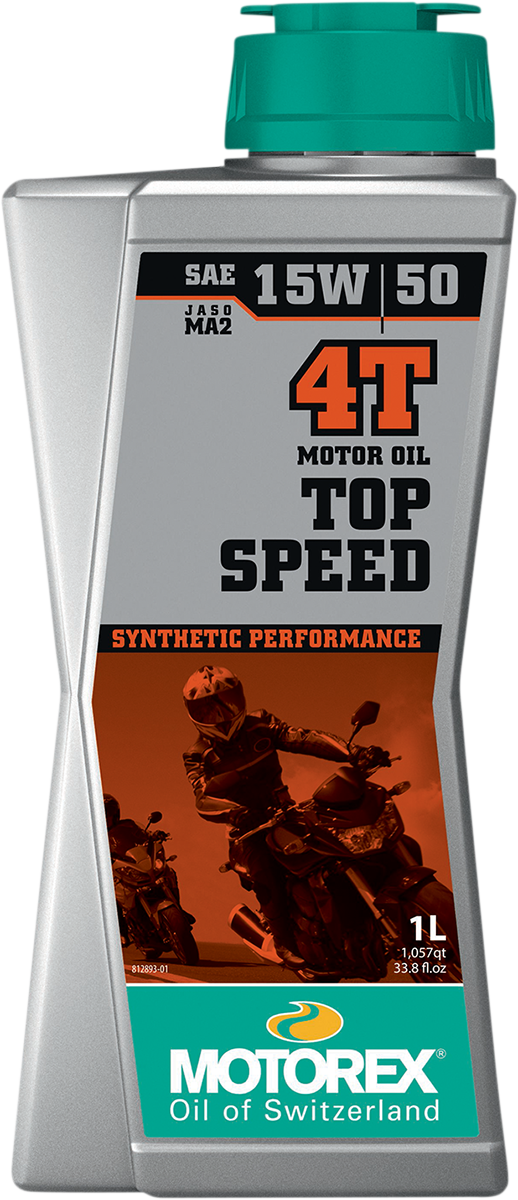 Top Speed Synthetic 4T Engine Oil -15W-50 - 1 L - Lutzka's Garage
