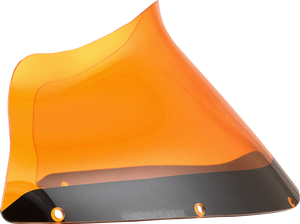Kolor Flare Windshield - 9" - Orange - FXRP - Lutzka's Garage