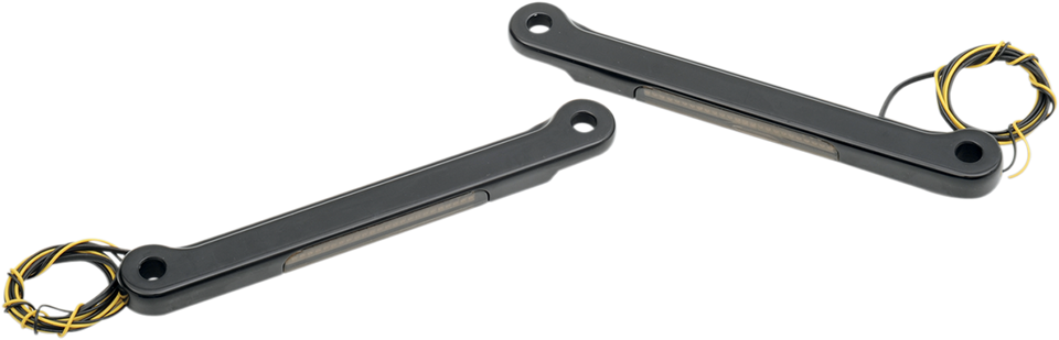 LED Front Signal Light - FLHR - Black/Smoke - Lutzka's Garage