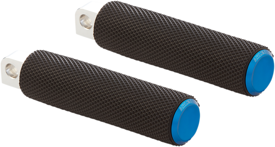 Passenger Knurled Peg - Blue - FLDE - Lutzka's Garage
