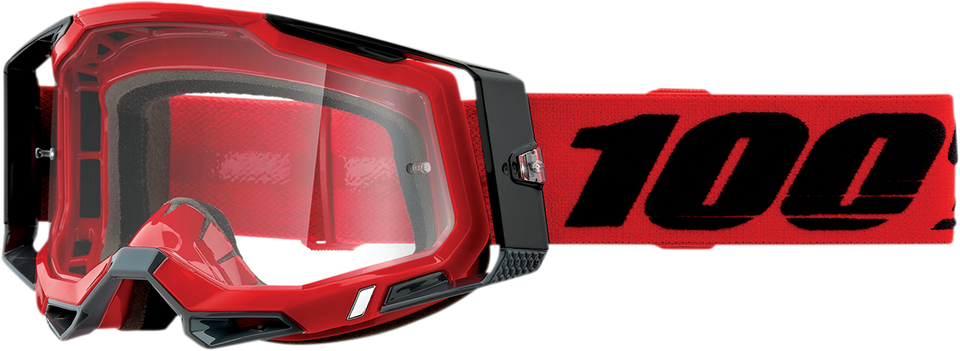 Racecraft 2 Goggles - Red - Clear - Lutzka's Garage