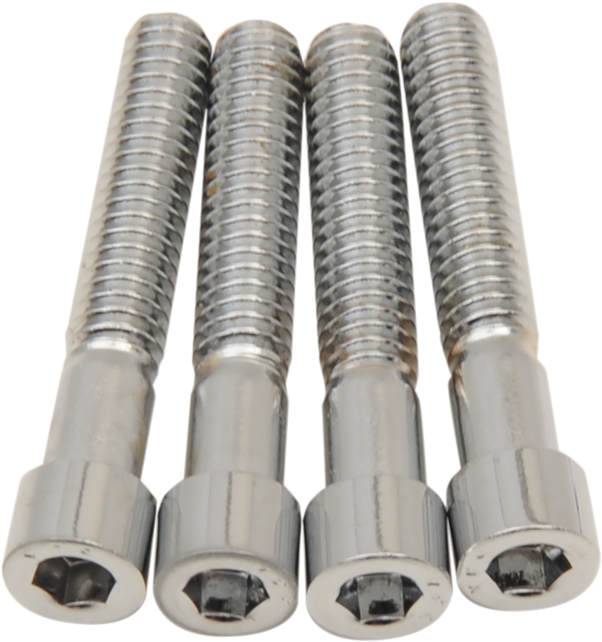 Bolt Kit M8 Transmission Side Smooth All Chrome