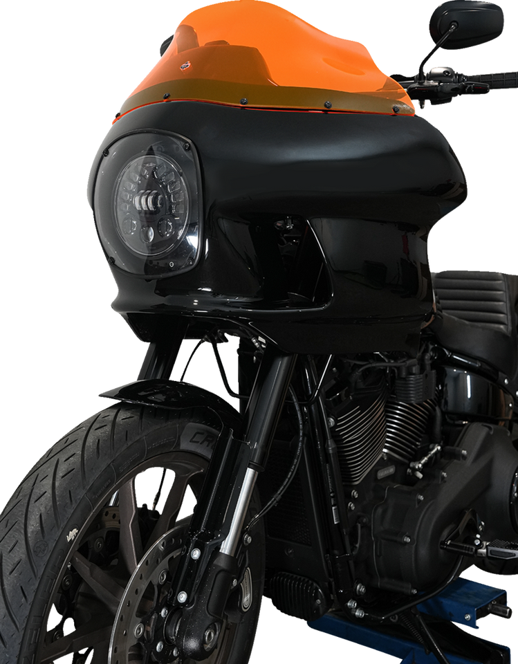 Kolor Flare Windshield - 9" - Orange Ice - FXRP
