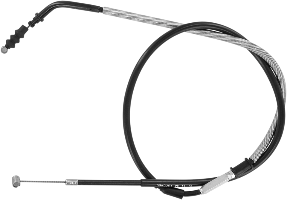 Clutch Cable - +2" - Yamaha - Black Vinyl - Lutzka's Garage
