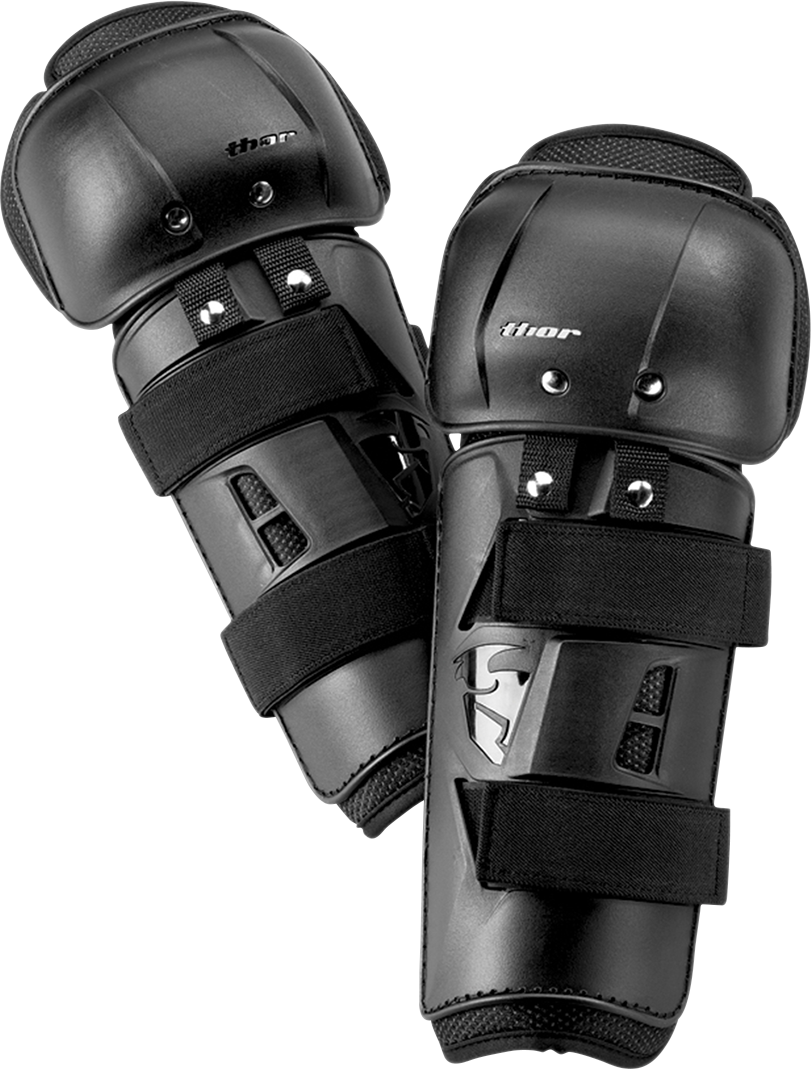 Youth Sector Knee Guards - Black - Lutzka's Garage