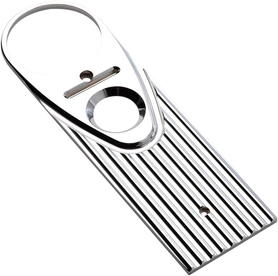 Full Length-Style King Dash Cover - Finned - Chrome - Lutzka's Garage