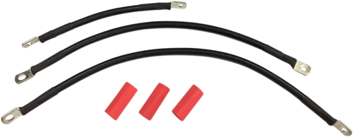 Black Battery Cable Set - 84-88 ST