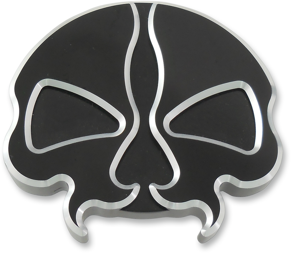 Vented Split Skull Gas Cap - Black - Lutzka's Garage