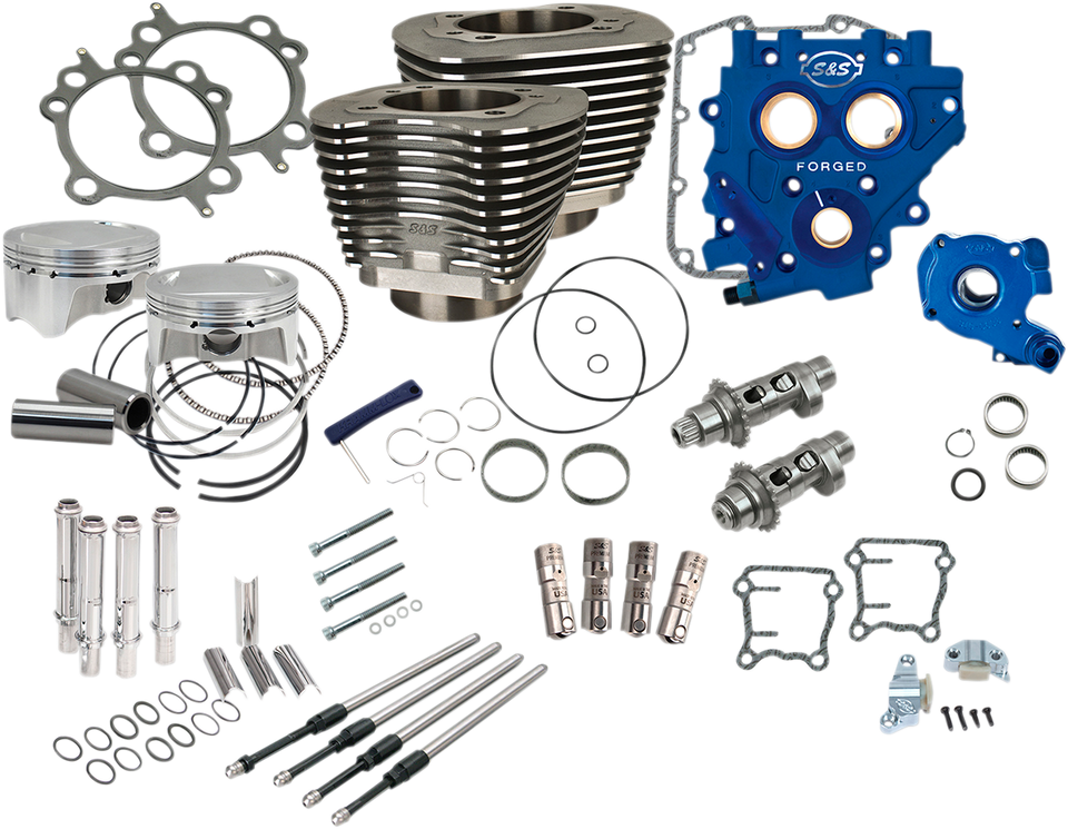 110" Power Package Performance Kit - Chain Drive - Black - Lutzka's Garage