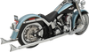 Fishtail Exhaust - 36" - Softail