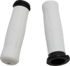 Grips - Old School - Throttle-By-Wire - White - Lutzka's Garage