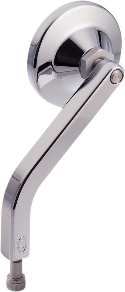 No. 2 OE Solid Round Mirror - Chrome - Left - Lutzka's Garage