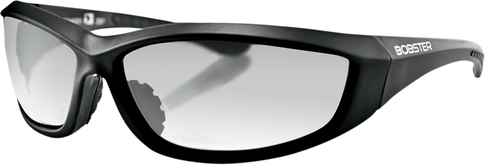 Charger Sunglasses - Gloss Black - Clear - Lutzka's Garage