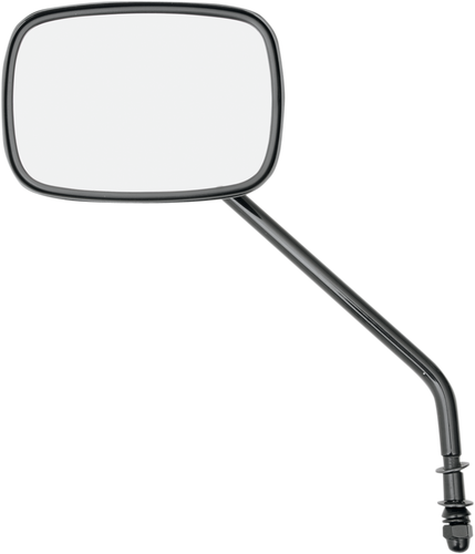 Die Cast Mirror - Long Stem - Black - Lutzka's Garage