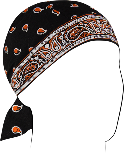 Flydanna® Classic Bandana - Orange/Black - Lutzka's Garage