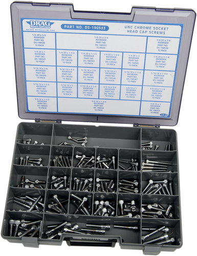 Bolt - Socket-Head - Knurled - Assortment - UNC