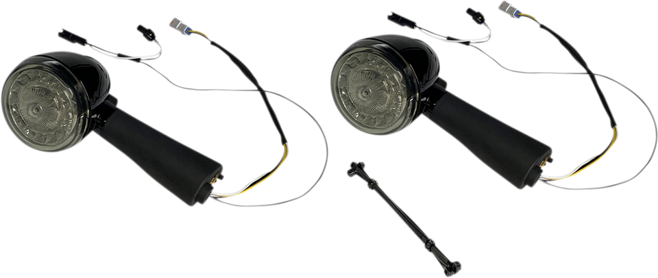 Rear LED Turn Signal Ringz - Smoke - Scout