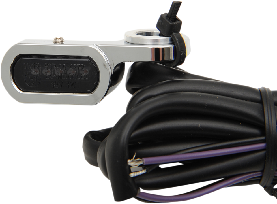 LED Handlebar Marker Lights - Hydraulic Clutch - Chrome/Smoke - Lutzka's Garage