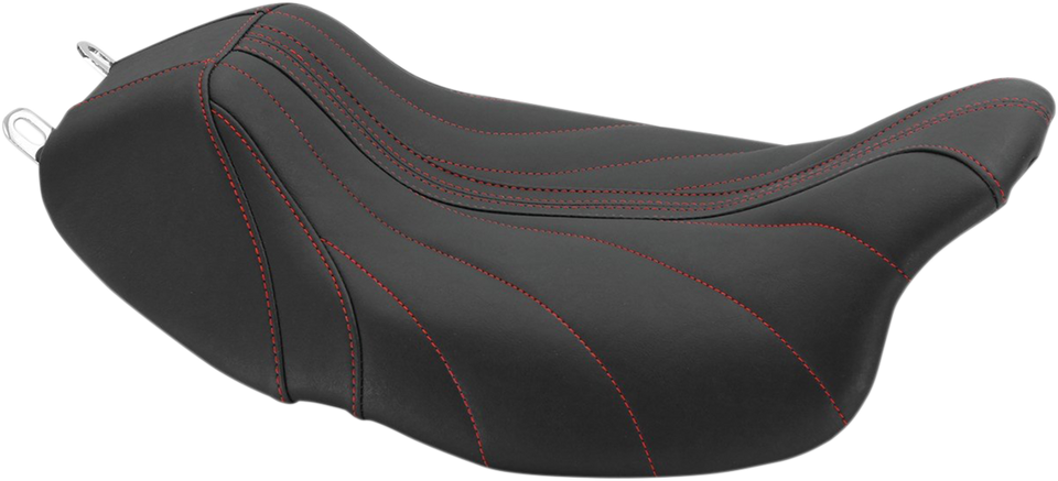 Revere Solo Seat - Gravity - Red Stitched - Lutzka's Garage