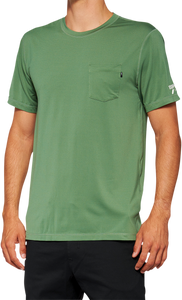 Mission Athletic T-Shirt - Olive - Small - Lutzka's Garage