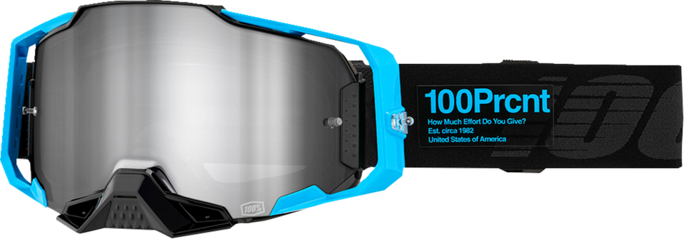 Armega Goggle - Barely 2 - Silver Mirror - Lutzka's Garage