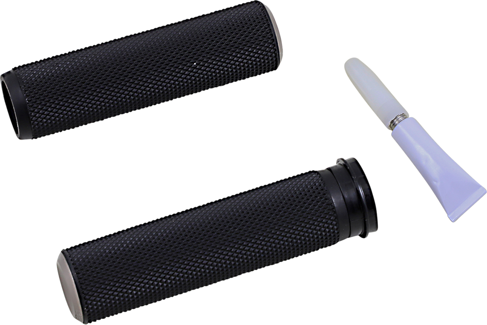 Grips - Knurled - TBW - Titanium - Lutzka's Garage