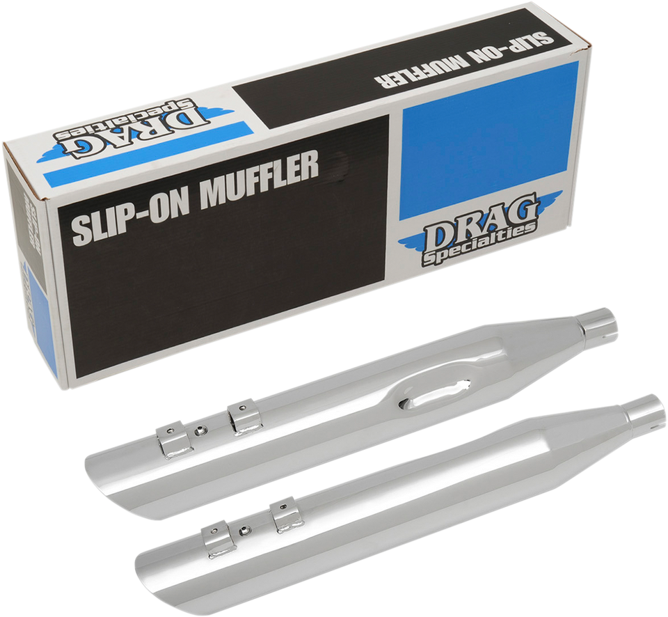 3.5" Mufflers for 95-16 FL - Chrome - Lutzka's Garage