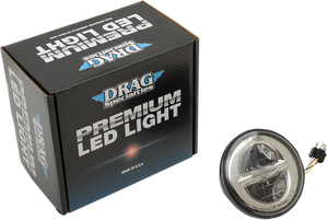 5.75" Reflector Style LED Headlamp - Chrome - Lutzka's Garage