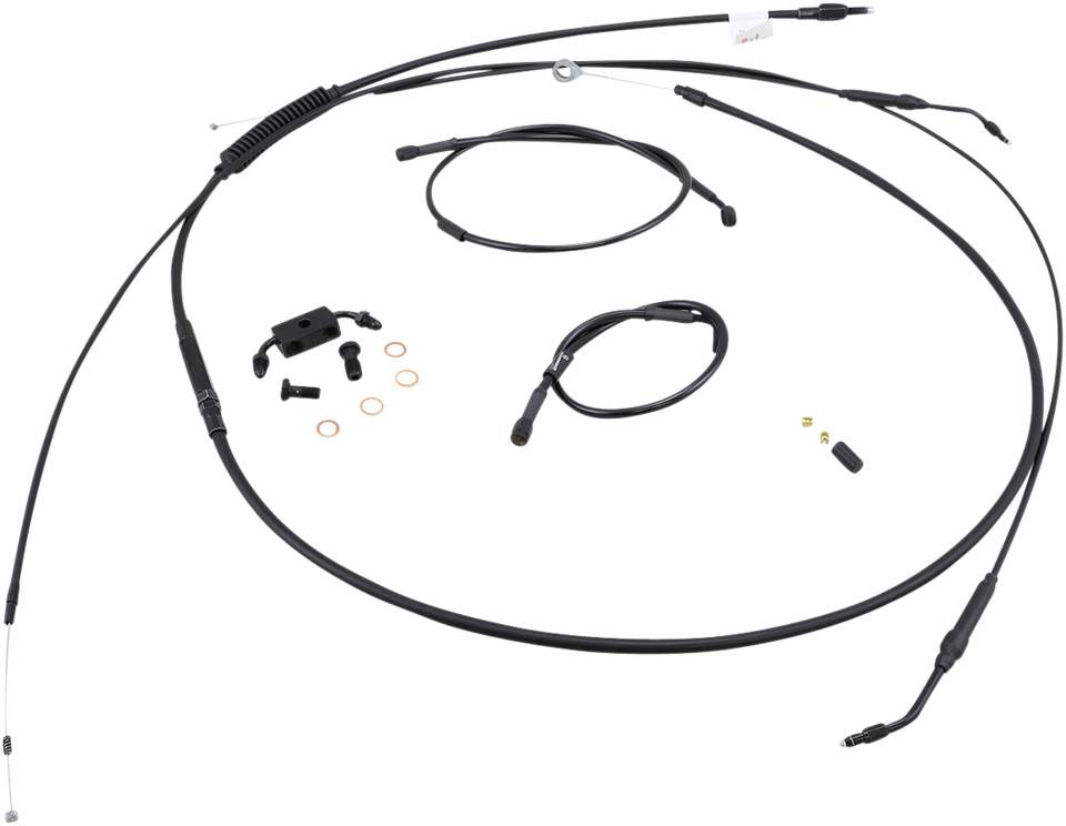 Control Kit - 14" Ape Hanger Handlebars - ABS