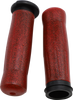 Grips - Old School - Throttle-By-Wire - Sparkling Red - Lutzka's Garage