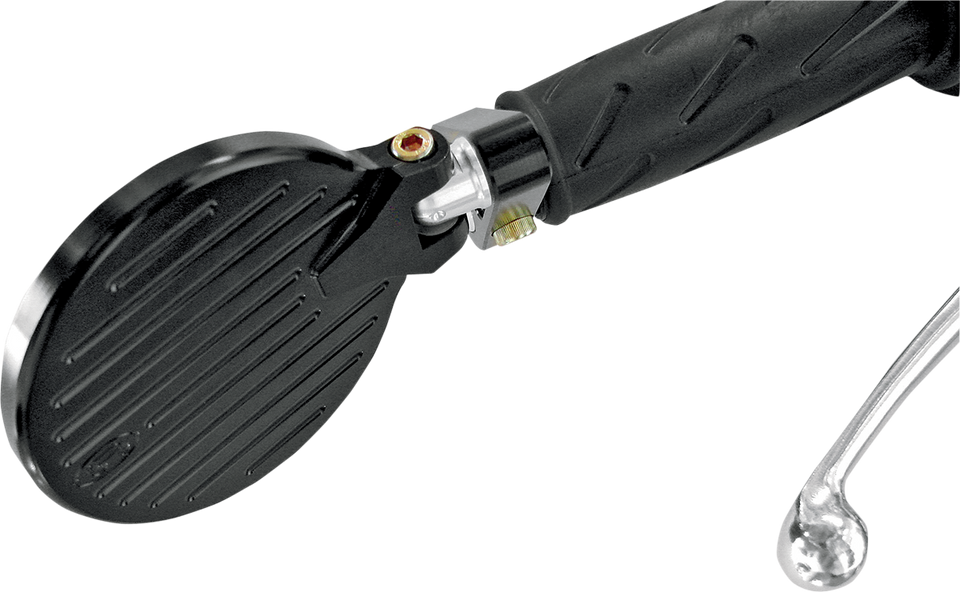 Folding Bar-End Mirror - 2-1/4" - Black - Lutzka's Garage