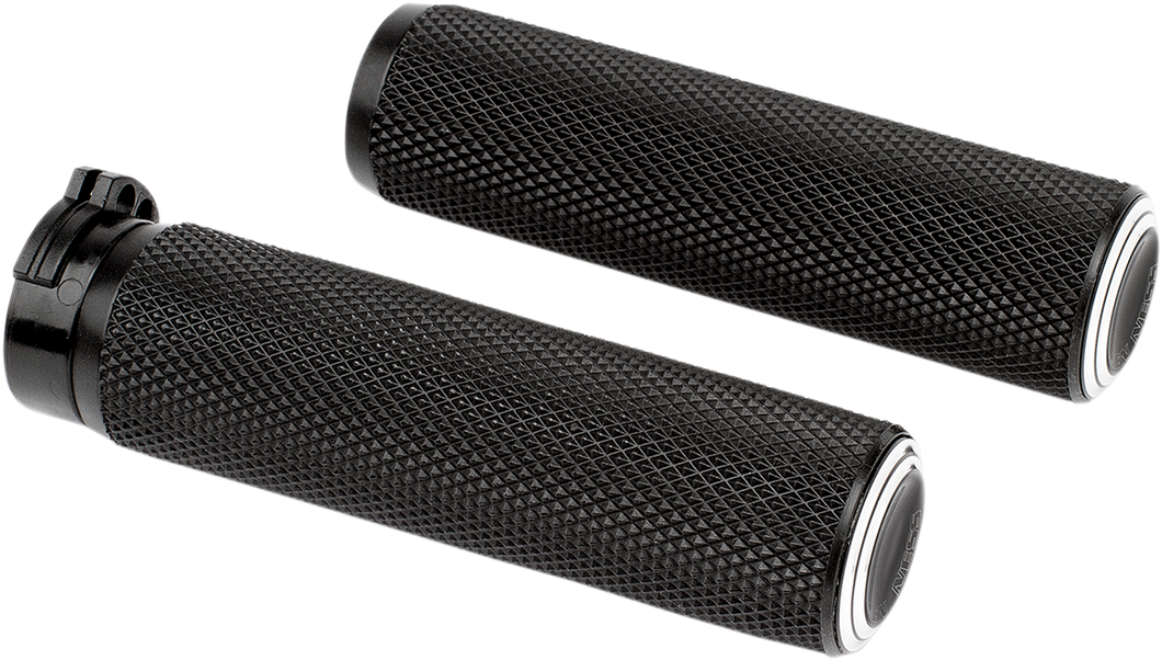 Grips - Dual Ring - Cable - Black - Lutzka's Garage